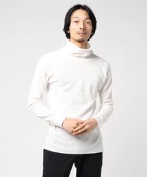 ∴【 HealthKnit / ヘルスニット 】# ベーシックワッフルタートルネック長袖Tシャツ 606L SIP