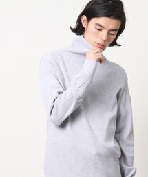 ∴【 HealthKnit / ヘルスニット 】# ベーシックワッフルタートルネック長袖Tシャツ 606L SIP
