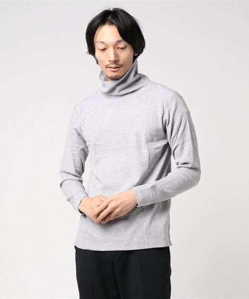 Healthknit(ヘルスニット)の「∴【 HealthKnit / ヘルスニット 】# ベーシックワッフルタートルネック長袖Tシャツ 606L SIP(Tシャツ/カットソー・メンズ・ブラック/オフホワイト/ヘザーグレー/オートミール・MEDIUM/LARGE/X-LARGE)」の12枚目の写真
