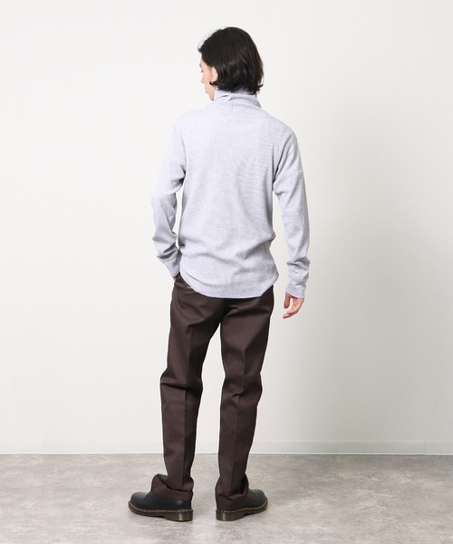 Healthknit(ヘルスニット)の「∴【 HealthKnit / ヘルスニット 】# ベーシックワッフルタートルネック長袖Tシャツ 606L SIP(Tシャツ/カットソー・メンズ・ブラック/オフホワイト/ヘザーグレー/オートミール・MEDIUM/LARGE/X-LARGE)」の9枚目の写真