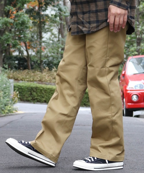 Dickies(ディッキーズ)の「Dickies/ディッキーズ US874 ワイドチノパンツ(チノパンツ・メンズ・ブラック/ダークネイビー/オリーブ/ベージュ/ブルー/アーミー/チョコ/ブラウン/グリーン・28inch/30inch/32inch/34inch/36inch/30 inch)」の4枚目の写真