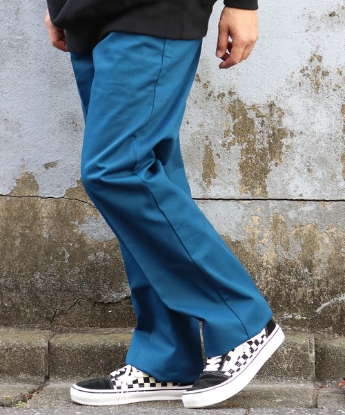Dickies(ディッキーズ)の「Dickies/ディッキーズ US874 ワイドチノパンツ(チノパンツ・メンズ・ブラック/ダークネイビー/オリーブ/ベージュ/ブルー/アーミー/チョコ/ブラウン/グリーン・28inch/30inch/32inch/34inch/36inch/30 inch)」の8枚目の写真