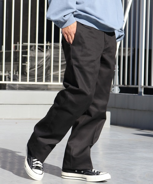Dickies(ディッキーズ)の「Dickies/ディッキーズ US874 ワイドチノパンツ(チノパンツ・メンズ・ブラック/ダークネイビー/オリーブ/ベージュ/ブルー/アーミー/チョコ/ブラウン/グリーン・28inch/30inch/32inch/34inch/36inch/30 inch)」の17枚目の写真