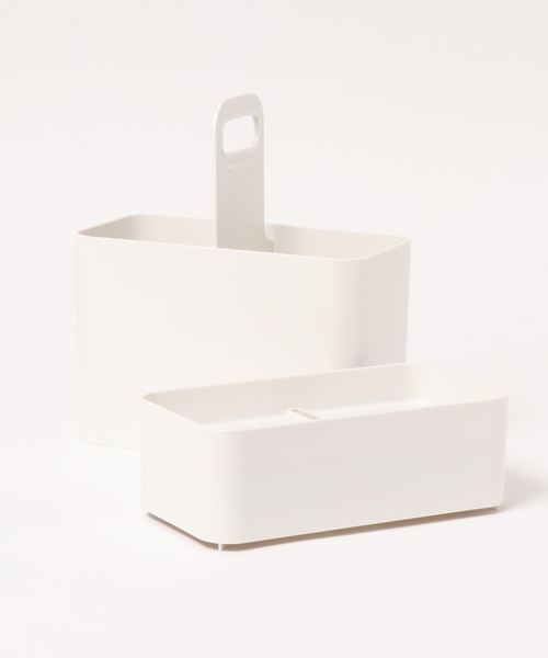 HIGHTIDE（ハイタイド）の「like-it Cosmetic Caddy 持ち運びができるメイクボックス（収納グッズ・レディース・ホワイト/グレー・FREE）」の7枚目の写真