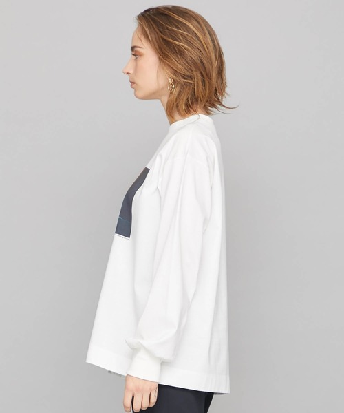 STUDIOUS（ステュディオス）の「【STUDIOUS】オリジナルフォト ロンT（Tシャツ/カットソー・レディース・ホワイト/ホワイト系その他・FREE）」の18枚目の写真