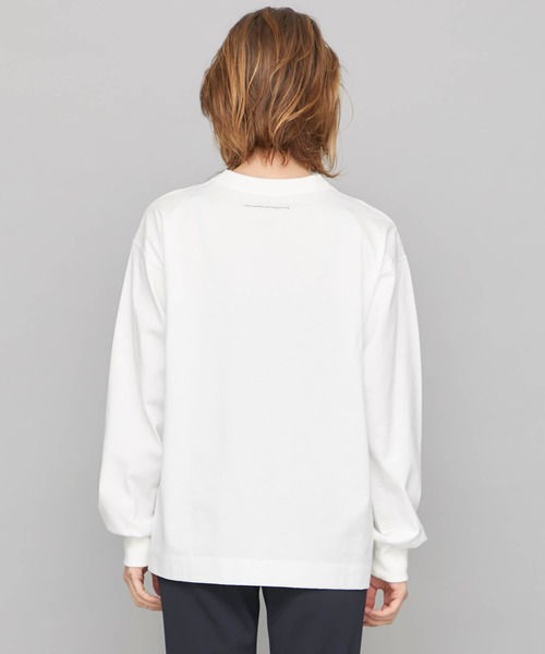 STUDIOUS（ステュディオス）の「【STUDIOUS】オリジナルフォト ロンT（Tシャツ/カットソー・レディース・ホワイト/ホワイト系その他・FREE）」の12枚目の写真