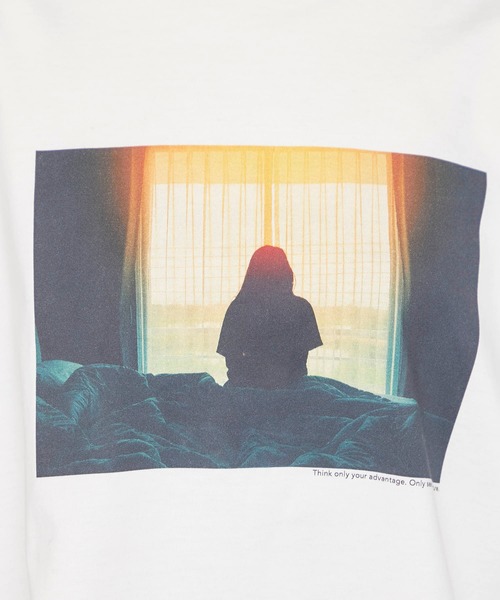 STUDIOUS（ステュディオス）の「【STUDIOUS】オリジナルフォト ロンT（Tシャツ/カットソー・レディース・ホワイト/ホワイト系その他・FREE）」の19枚目の写真