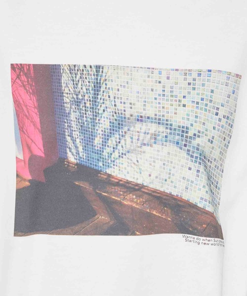 STUDIOUS（ステュディオス）の「【STUDIOUS】オリジナルフォト ロンT（Tシャツ/カットソー・レディース・ホワイト/ホワイト系その他・FREE）」の7枚目の写真