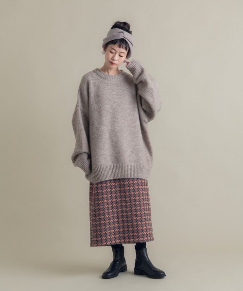 Libra Cue(リブラ キュー)の「Libra マルチカラーツイードロングスカート(スカート・レディース・レッド/グリーン・MEDIUM/LARGE)」の13枚目の写真