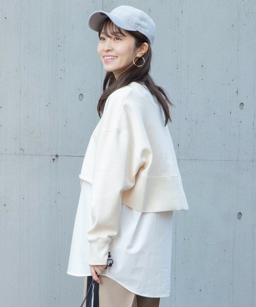 La SRIC(ラスリック)の「La SRIC/セットアッププルオーバー(Tシャツ/カットソー・レディース・アイボリー/ブラック・38)」の13枚目の写真