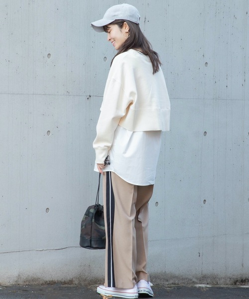 La SRIC(ラスリック)の「La SRIC/セットアッププルオーバー(Tシャツ/カットソー・レディース・アイボリー/ブラック・38)」の15枚目の写真