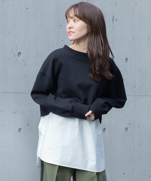 La SRIC(ラスリック)の「La SRIC/セットアッププルオーバー(Tシャツ/カットソー・レディース・アイボリー/ブラック・38)」の12枚目の写真