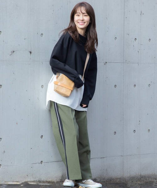 La SRIC(ラスリック)の「La SRIC/セットアッププルオーバー(Tシャツ/カットソー・レディース・アイボリー/ブラック・38)」の6枚目の写真