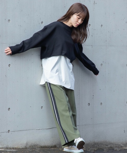 La SRIC(ラスリック)の「La SRIC/セットアッププルオーバー(Tシャツ/カットソー・レディース・アイボリー/ブラック・38)」の8枚目の写真