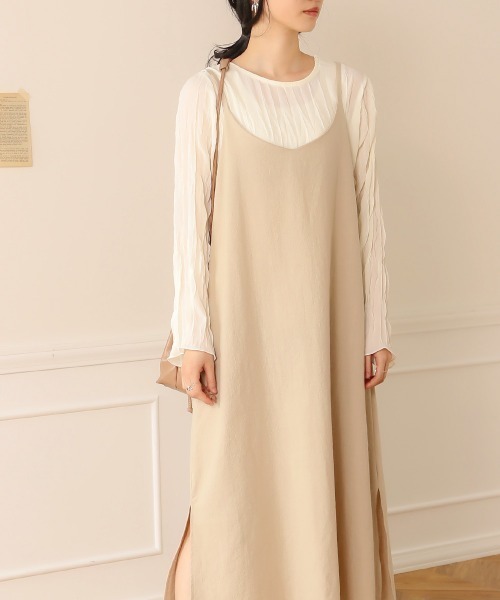 Bab(バブ)の「シフォンシアートップス/シースルーシャツブラウス/メロウ/ロングスリーブ(シャツ/ブラウス・レディース・アイボリー/ミント/ラベンダー・38)」の17枚目の写真