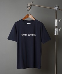 ATS0442 / 2020NEW / BANKS(バンクス)胸ブランドロゴプリント ユニセックスサイジング リラックスシルエット 半袖Tシャツカットソー