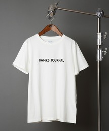 ATS0442 / 2020NEW / BANKS(バンクス)胸ブランドロゴプリント ユニセックスサイジング リラックスシルエット 半袖Tシャツカットソー