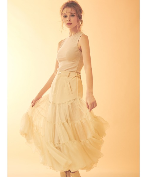 セール ドッキングティアードロングスカート スカート Royal Party ロイヤルパーティー のファッション通販 Zozotown