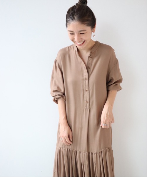 plage（プラージュ）の「Cu/Ryギャザーワンピース◇（ワンピース  