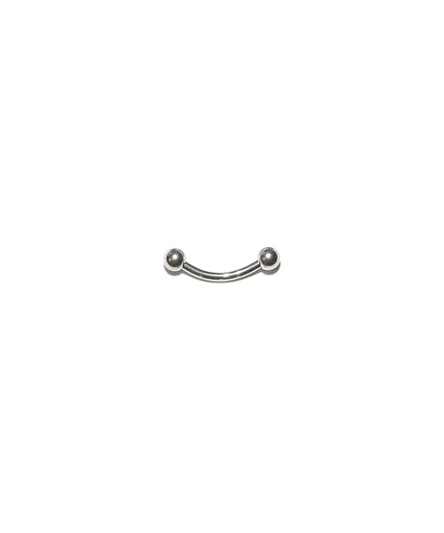 MORPH（モルフ）の「MORPH モルフ  バナナバーベル ボディーピアス 14ゲージ 6mm~16mm（ピアス（片耳用）・メンズ・シルバー・6/8/10/12/14/16）」の5枚目の写真