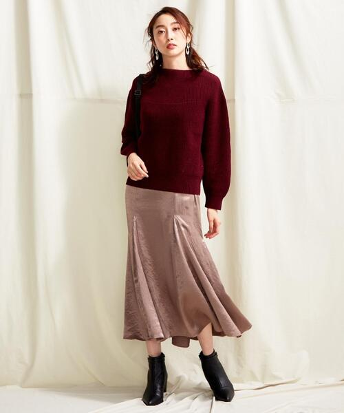 TOCCA(トッカ)の「【TOCCA LAVENDER】Lace Satin Cami Dress ドレス(ワンピース・レディース・ダークブラウン系/ダークグリーン系・F)」の6枚目の写真