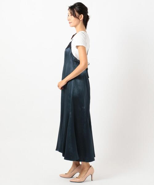 TOCCA(トッカ)の「【TOCCA LAVENDER】Lace Satin Cami Dress ドレス(ワンピース・レディース・ダークブラウン系/ダークグリーン系・F)」の9枚目の写真