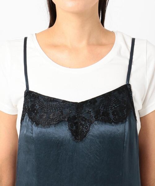TOCCA(トッカ)の「【TOCCA LAVENDER】Lace Satin Cami Dress ドレス(ワンピース・レディース・ダークブラウン系/ダークグリーン系・F)」の11枚目の写真
