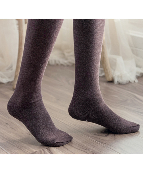 c.u.l（シーユーエル）の「【c.u.l】裏起毛カラーリブタイツ cula135（レギンス/スパッツ・レディース・ライトグレー/ブラック/アイボリー/ライトブラウン/ダークグレー・FREE）」の10枚目の写真