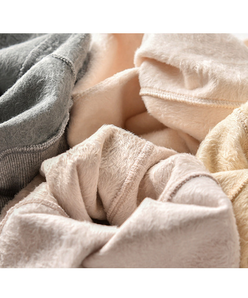 c.u.l（シーユーエル）の「【c.u.l】裏起毛カラーリブタイツ cula135（レギンス/スパッツ・レディース・ライトグレー/ブラック/アイボリー/ライトブラウン/ダークグレー・FREE）」の19枚目の写真