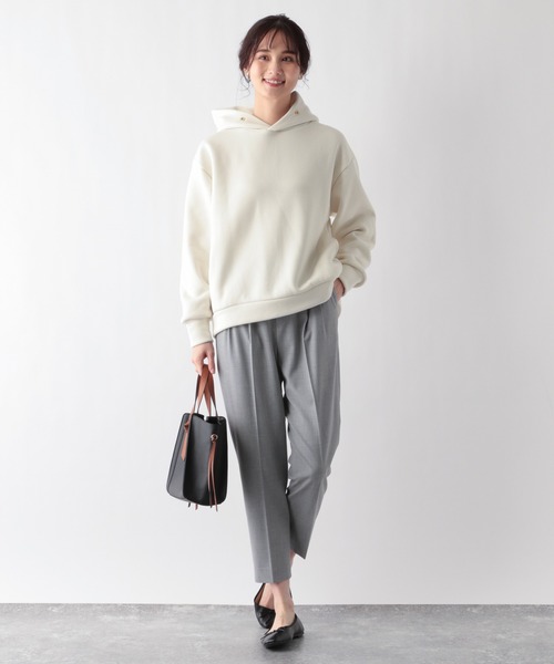 GLOBAL WORK（グローバルワーク）の「ハンサム美人スリットパーカー/926121（パーカー・レディース・ブルー/アイボリー/スミクロ/ブラウン系その他/グレイッシュベージュ/ラベンダー・MEDIUM/LARGE）」の22枚目の写真