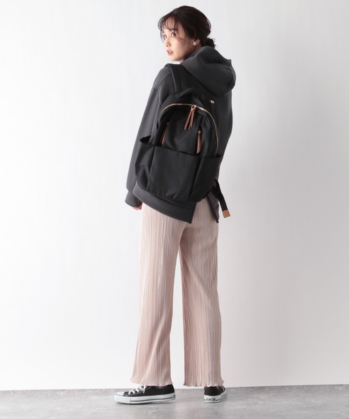 GLOBAL WORK（グローバルワーク）の「ハンサム美人スリットパーカー/926121（パーカー・レディース・ブルー/アイボリー/スミクロ/ブラウン系その他/グレイッシュベージュ/ラベンダー・MEDIUM/LARGE）」の15枚目の写真