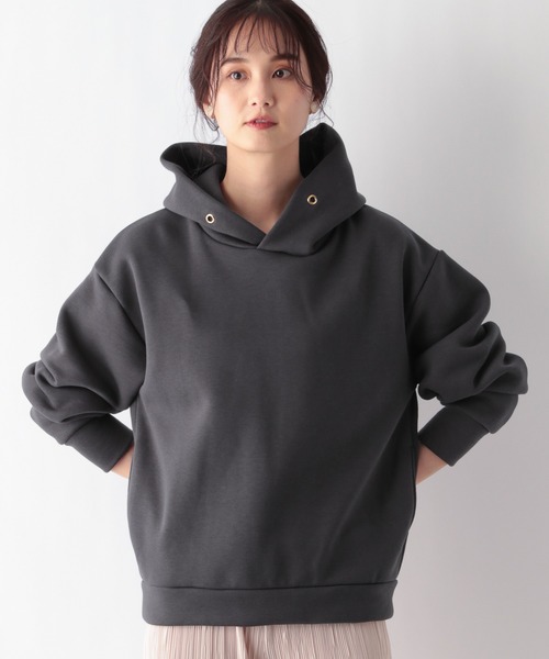 GLOBAL WORK（グローバルワーク）の「ハンサム美人スリットパーカー/926121（パーカー・レディース・ブルー/アイボリー/スミクロ/ブラウン系その他/グレイッシュベージュ/ラベンダー・MEDIUM/LARGE）」の11枚目の写真