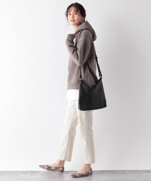 GLOBAL WORK（グローバルワーク）の「ハンサム美人スリットパーカー/926121（パーカー・レディース・ブルー/アイボリー/スミクロ/ブラウン系その他/グレイッシュベージュ/ラベンダー・MEDIUM/LARGE）」の19枚目の写真