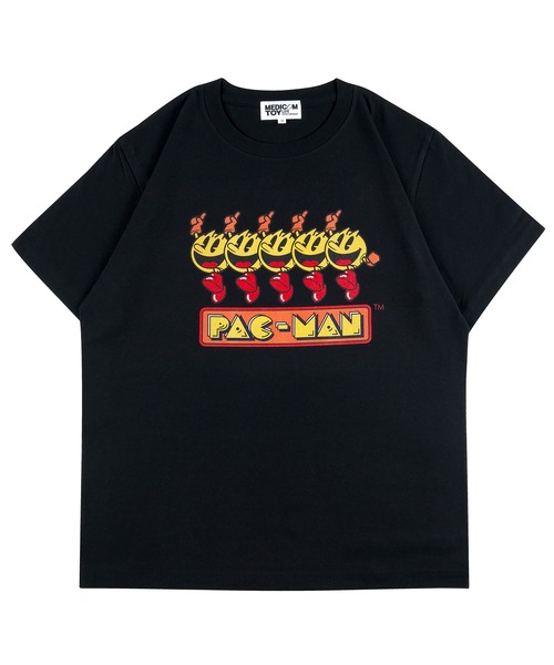 MEDICOM TOY LIFE ENTERTAINMENT(メディコムトイライフエンターテイメント)の「MLE S/S TEE-2 "PAC-MAN"(Tシャツ/カットソー・メンズ・ホワイト/ブラック・MEDIUM/LARGE/X-LARGE/SMALL)」の7枚目の写真