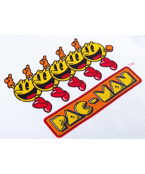 MEDICOM TOY LIFE ENTERTAINMENT(メディコムトイライフエンターテイメント)の「MLE S/S TEE-2 "PAC-MAN"(Tシャツ/カットソー・メンズ・ホワイト/ブラック・MEDIUM/LARGE/X-LARGE/SMALL)」の6枚目の写真