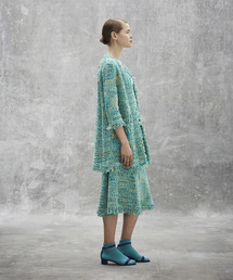 Drawer ドゥロワー 12G ダブルフェイスフレアニットスカート Drawer ドゥロワー 12G ダブルフェイスフレアニットスカート - メルカリ