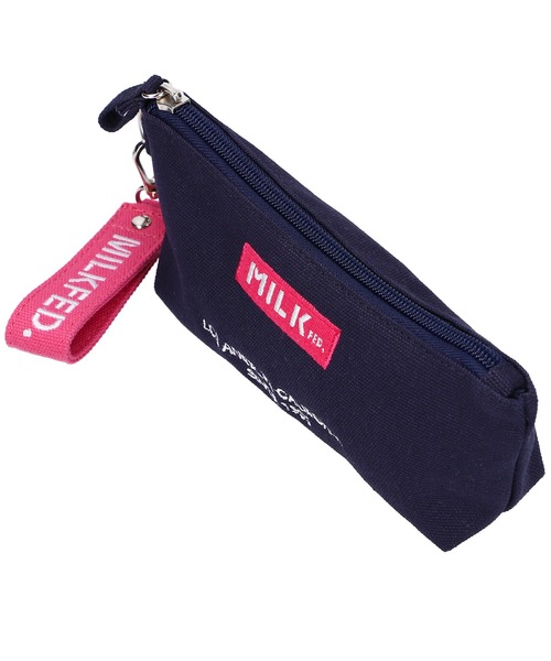 MILKFED.(ミルクフェド)の「EMBROIDERED BAR PENCIL CASE(ペン類・レディース・ライトピンク/A/B/ホワイト/ブラック/ベージュ/ライトパープル/ネイビー/レッド・ONE SIZE)」の12枚目の写真