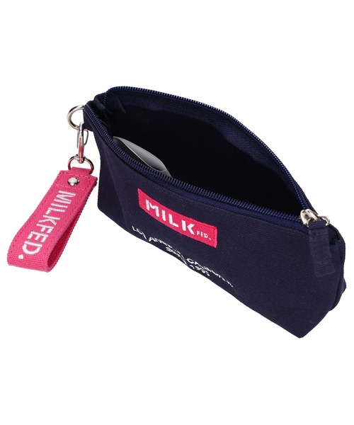 MILKFED.(ミルクフェド)の「EMBROIDERED BAR PENCIL CASE(ペン類・レディース・ライトピンク/A/B/ホワイト/ブラック/ベージュ/ライトパープル/ネイビー/レッド・ONE SIZE)」の13枚目の写真