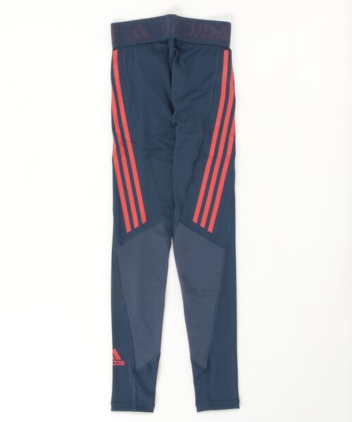 adidas(アディダス)の「アディダス adidas Wテックフィット3STロングタイツ(その他パンツ・レディース・ネイビー・L/M)」の2枚目の写真
