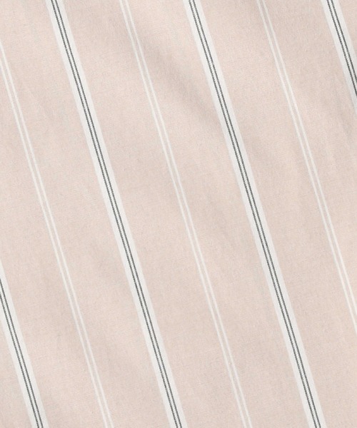 PLUS ONE（プラスワン）の「【PLUS ONE】ストライプブロードシャツ（シャツ/ブラウス・メンズ・ベージュ/ネイビー/グレー・M/L/XL）」の13枚目の写真