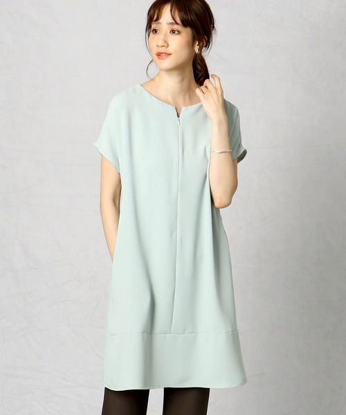 Comme Ca Mature コムサマチュア の ダブルクロスドレス ワンピース Wear