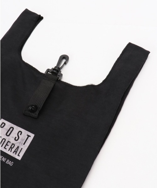 POST GENERAL（ポストジェネラル）の「POST GENERAL コンビニバッグ（エコバッグ/サブバッグ・メンズ・ブラック・FREE）」の4枚目の写真