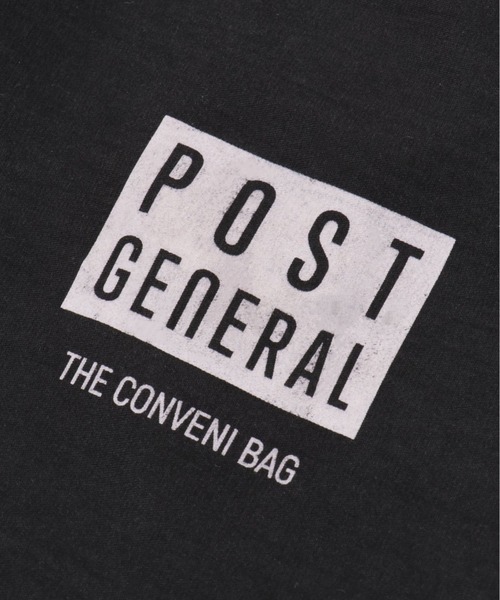 POST GENERAL（ポストジェネラル）の「POST GENERAL コンビニバッグ（エコバッグ/サブバッグ・メンズ・ブラック・FREE）」の7枚目の写真