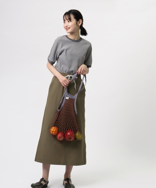 salle de bal(サルデバル)の「FILT / フィルト マルシェバッグ メッシュバッグ 220 IPJ(ショルダーバッグ・レディース・ベージュ/ブラウン/ブラック・FREE)」の12枚目の写真