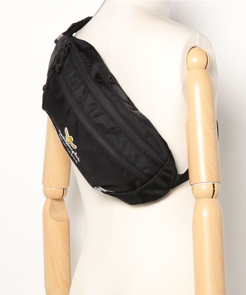 Mark Gonzales(マーク・ゴンザレス)の「1680D バリスティックポリエステル / ウエストポーチ / 大きめ(ボディバッグ/ウエストポーチ・メンズ・ブラック・FREE)」の2枚目の写真