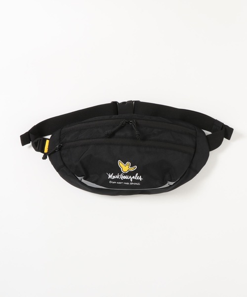 Mark Gonzales(マーク・ゴンザレス)の「1680D バリスティックポリエステル / ウエストポーチ / 大きめ(ボディバッグ/ウエストポーチ・メンズ・ブラック・FREE)」の3枚目の写真