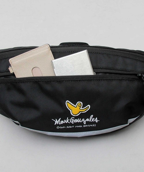Mark Gonzales(マーク・ゴンザレス)の「1680D バリスティックポリエステル / ウエストポーチ / 大きめ(ボディバッグ/ウエストポーチ・メンズ・ブラック・FREE)」の19枚目の写真
