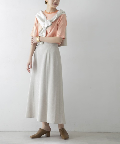 URBAN RESEARCH（アーバンリサーチ）の「『別注』Miller×URBAN RESEARCH　ハーフスリーブボーダーTシャツ（Tシャツ/カットソー・レディース・ブラウン/オレンジ/ブルー・FREE）」の5枚目の写真