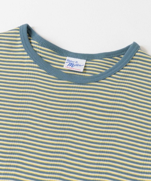 URBAN RESEARCH（アーバンリサーチ）の「『別注』Miller×URBAN RESEARCH　ハーフスリーブボーダーTシャツ（Tシャツ/カットソー・レディース・ブラウン/オレンジ/ブルー・FREE）」の22枚目の写真