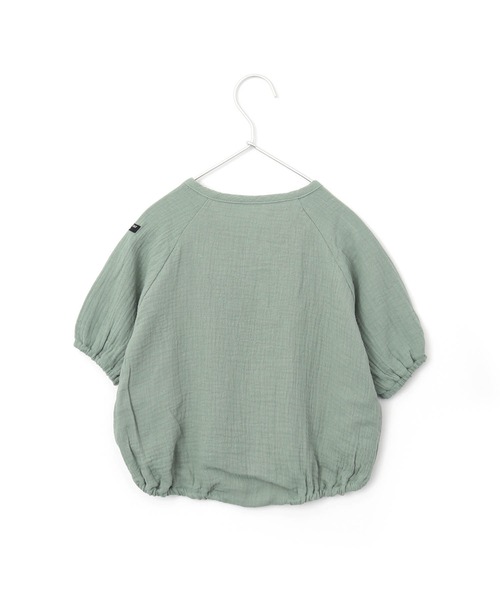 MAKE YOUR DAY（メイクユアデイ）の「Wガーゼロンパース（ロンパース・キッズ・ブラウン/イエロー/ミント/サーモンピンク・80/70）」の8枚目の写真